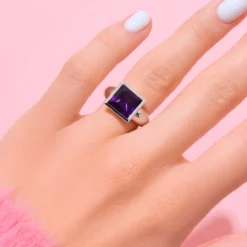Sambia-Amethyst-Silberring