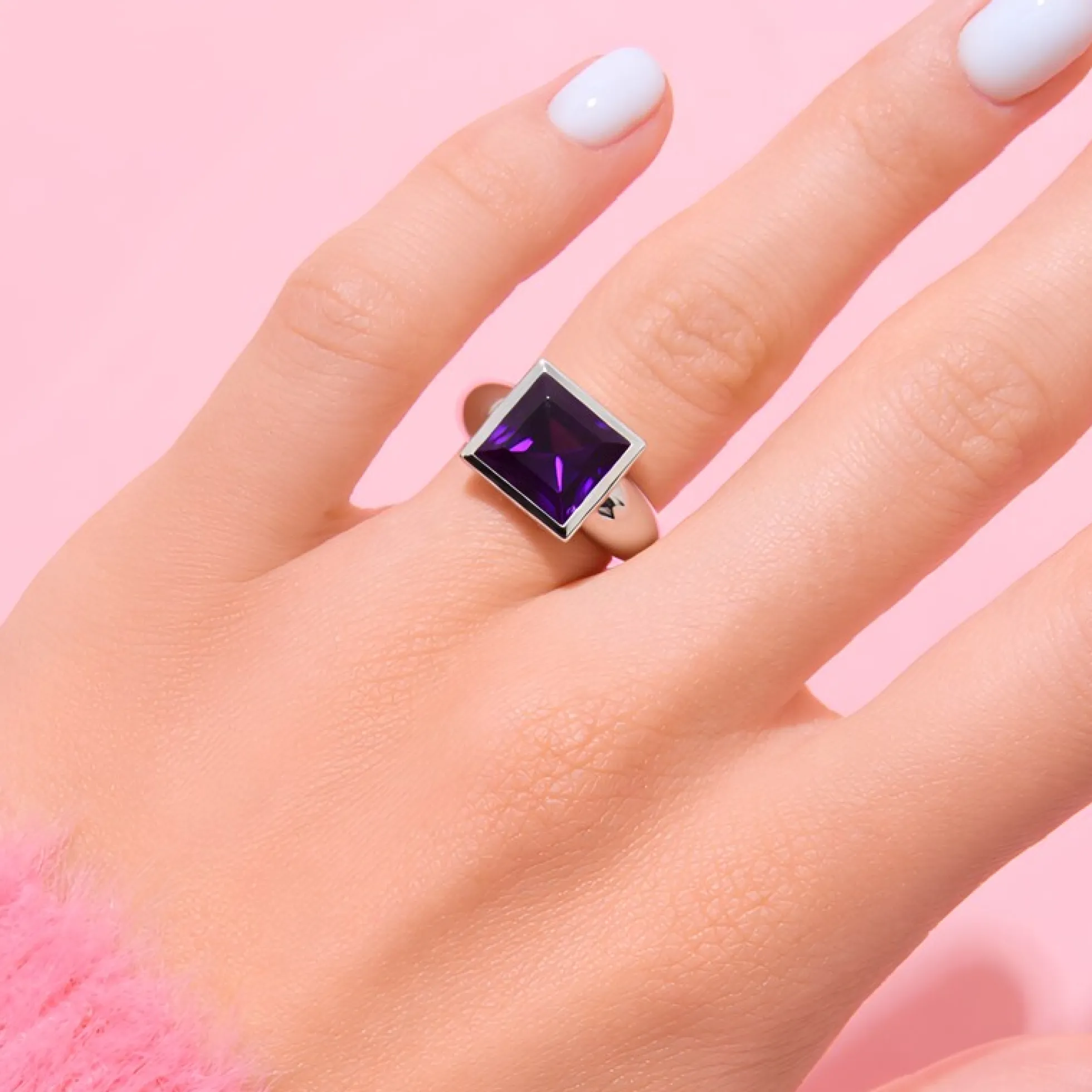 Sambia-Amethyst-Silberring