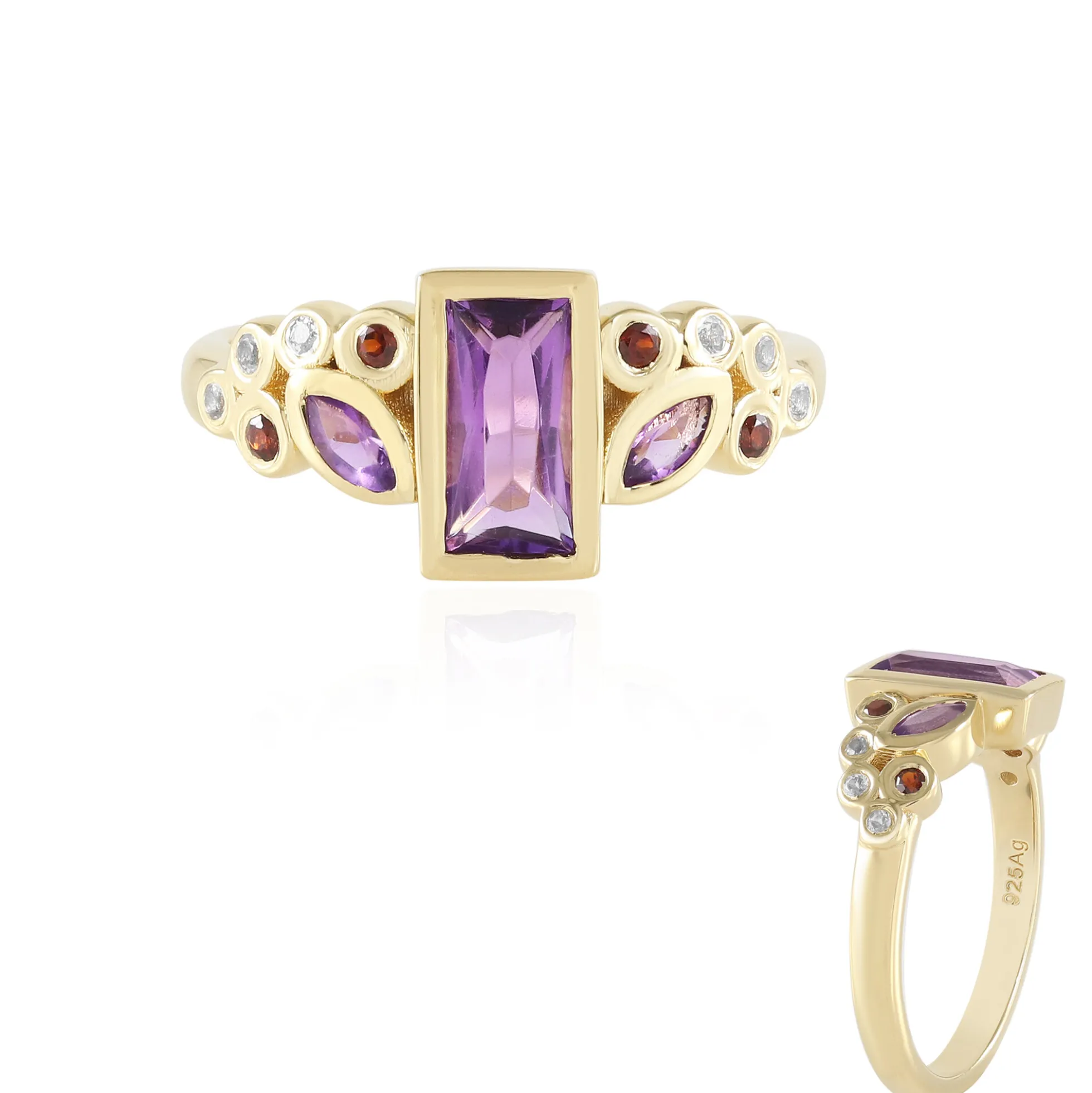 Sambia-Amethyst-Silberring
