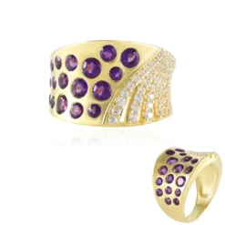 Sambia-Amethyst-Silberring