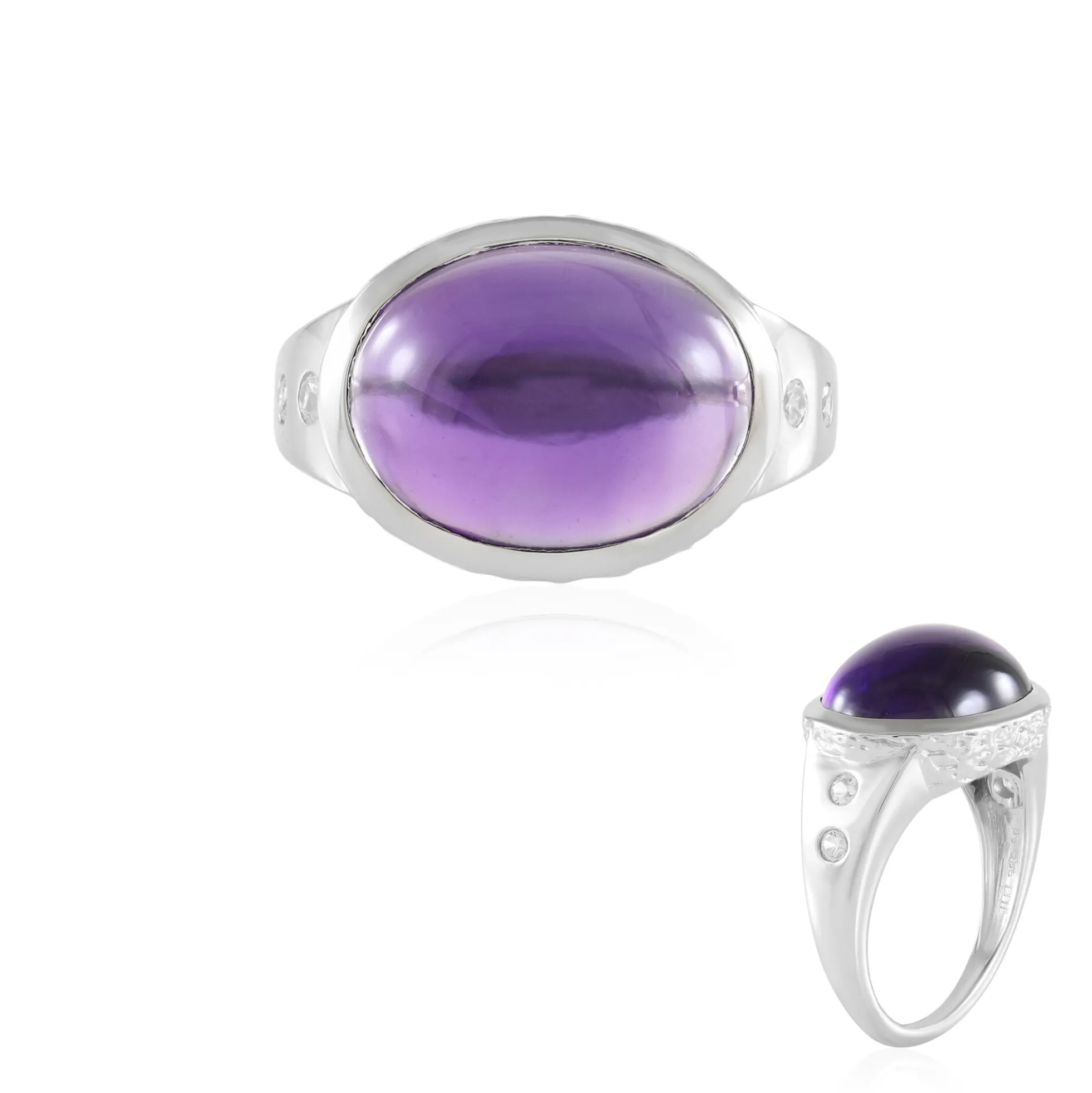 Sambia-Amethyst-Silberring