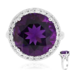 Sambia-Amethyst-Silberring