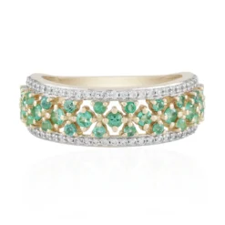Sambia-Smaragd-Goldring