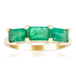 Sambia-Smaragd-Goldring
