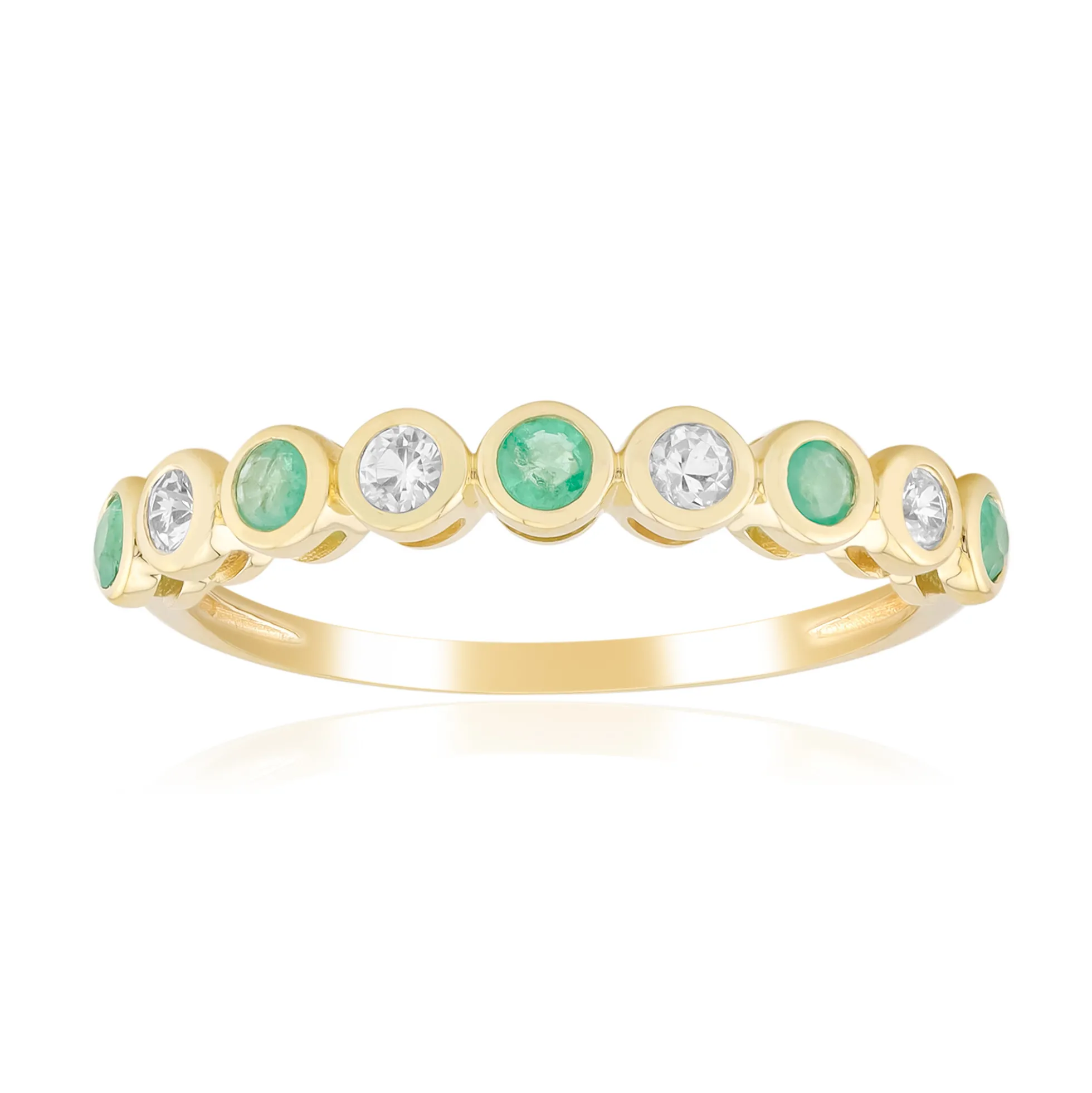 Sambia-Smaragd-Goldring
