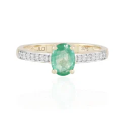 Sambia-Smaragd-Goldring