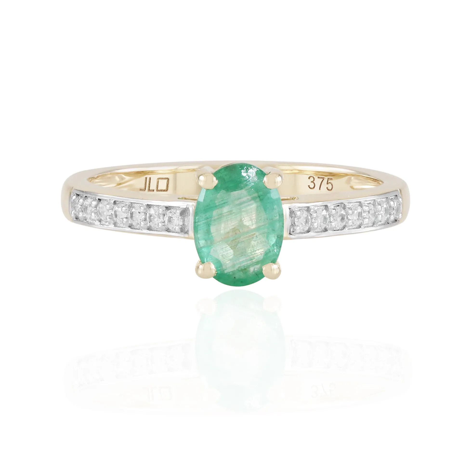Sambia-Smaragd-Goldring