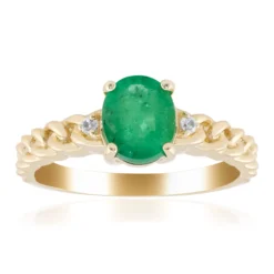 Sambia-Smaragd-Goldring