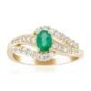 Sambia-Smaragd-Goldring
