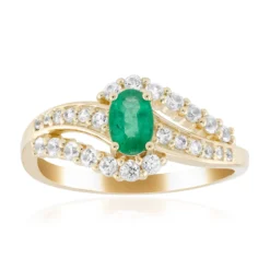 Sambia-Smaragd-Goldring