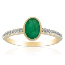 Sambia-Smaragd-Goldring