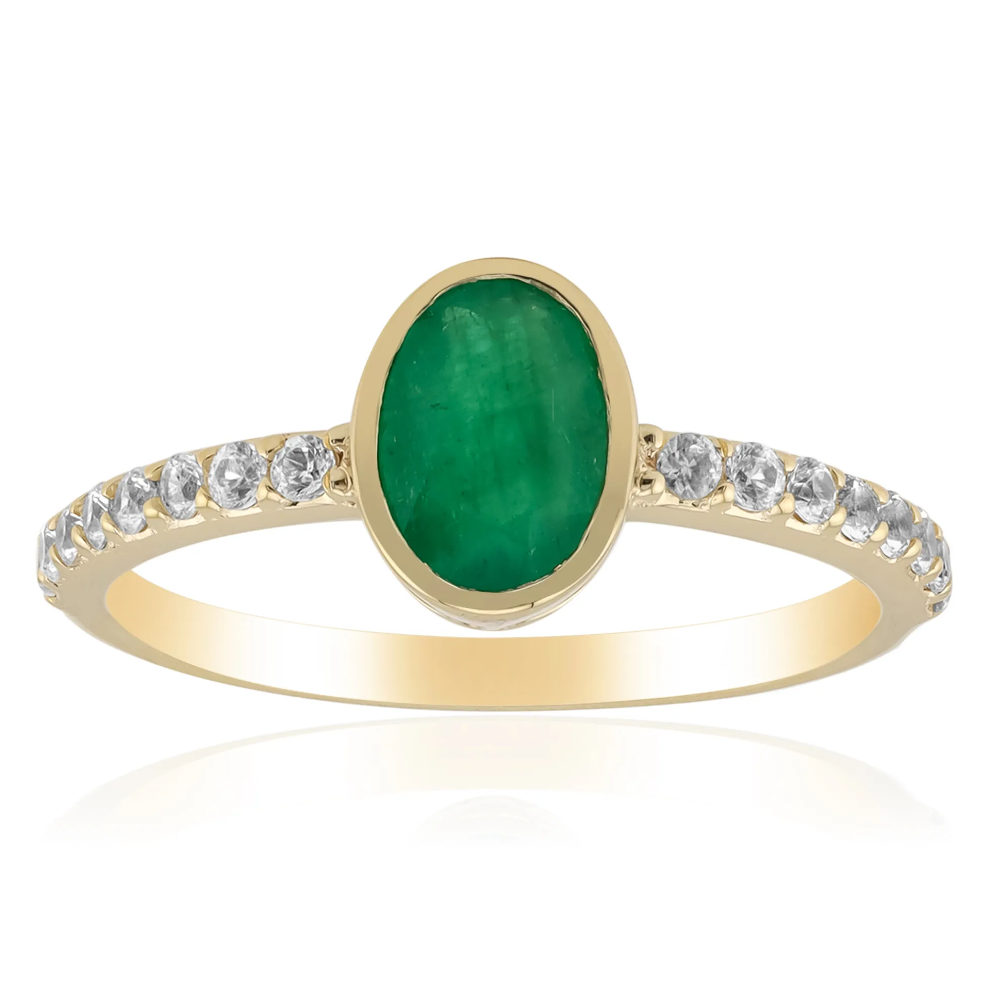 Sambia-Smaragd-Goldring