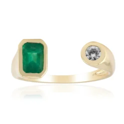 Sambia-Smaragd-Goldring