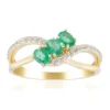 Sambia-Smaragd-Goldring