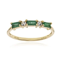 Sambia-Smaragd-Goldring