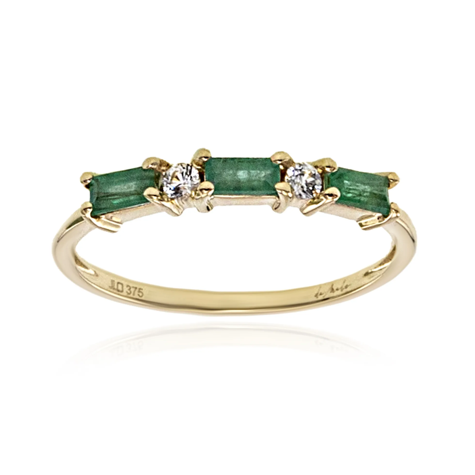Sambia-Smaragd-Goldring
