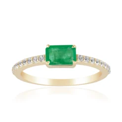 Sambia-Smaragd-Goldring