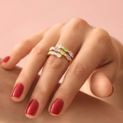 Saphir-Goldring