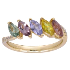 Saphir-Goldring
