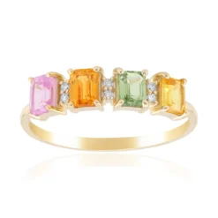 Saphir-Goldring