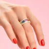 Saphir-Goldring