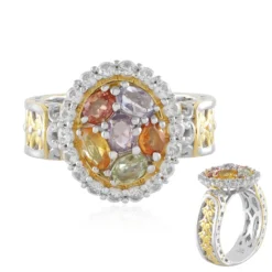 Saphir-Silberring