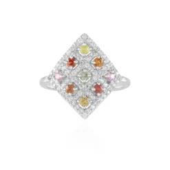 Saphir-Silberring