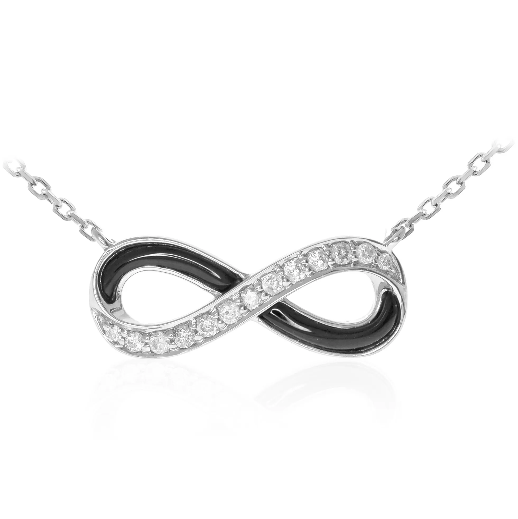 Schwarzer Onyx-Goldcollier