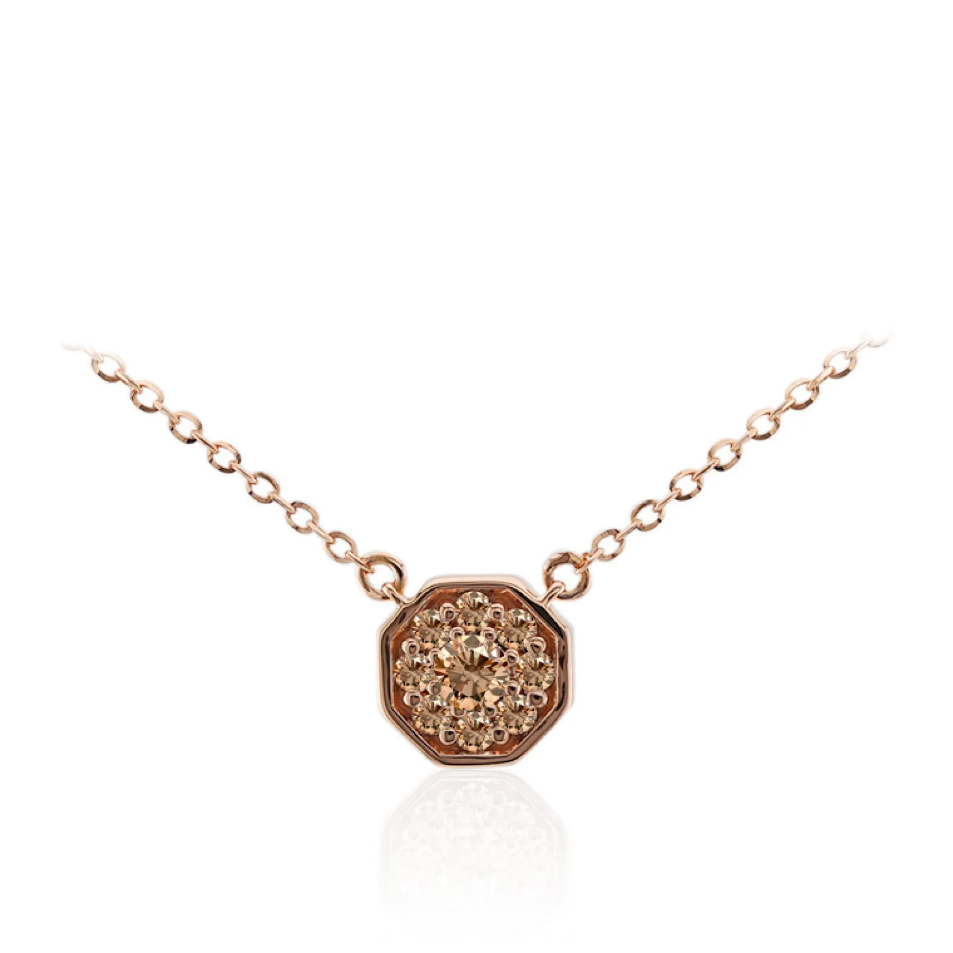 SI1 Argyle-Rose de France-Diamant-Goldcollier
