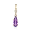 Sibirischer Amethyst-Silberanhänger