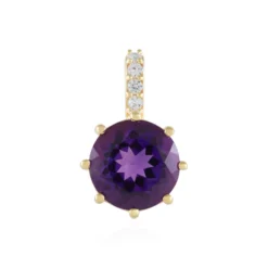 Sibirischer Amethyst-Silberanhänger