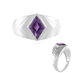 Sibirischer Amethyst-Silberring