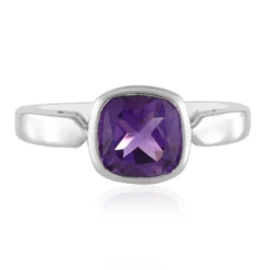 Sibirischer Amethyst-Silberring
