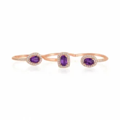 Sibirischer Amethyst-Silberring
