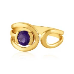 Sibirischer Amethyst-Silberring