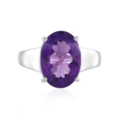 Sibirischer Amethyst-Silberring