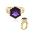 Sibirischer Amethyst-Silberring