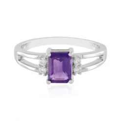 Sibirischer Amethyst-Silberring