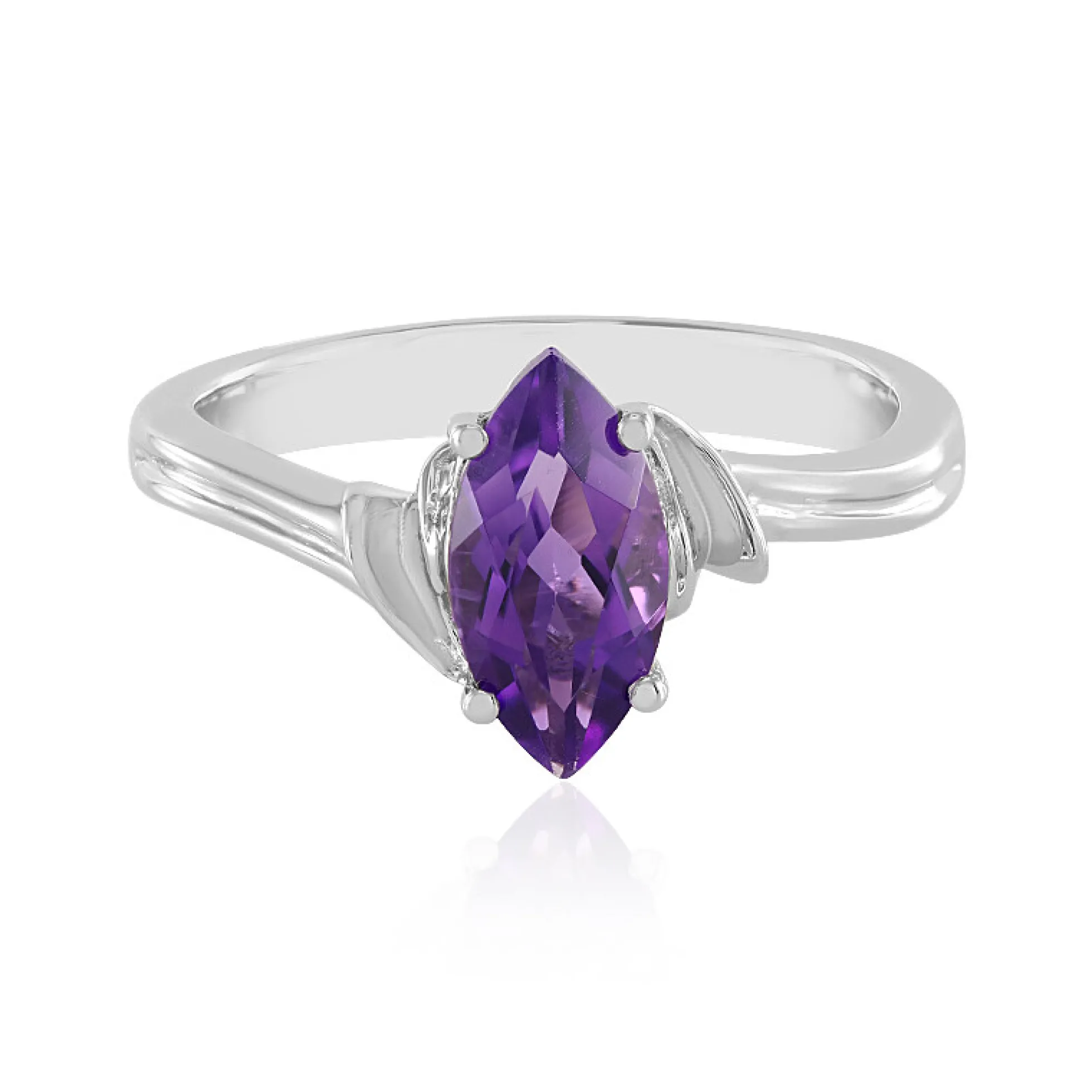 Sibirischer Amethyst-Silberring