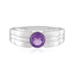 Sibirischer Amethyst-Silberring