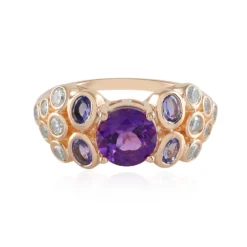 Sibirischer Amethyst-Silberring