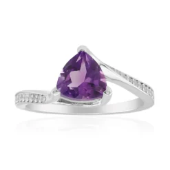Sibirischer Amethyst-Silberring