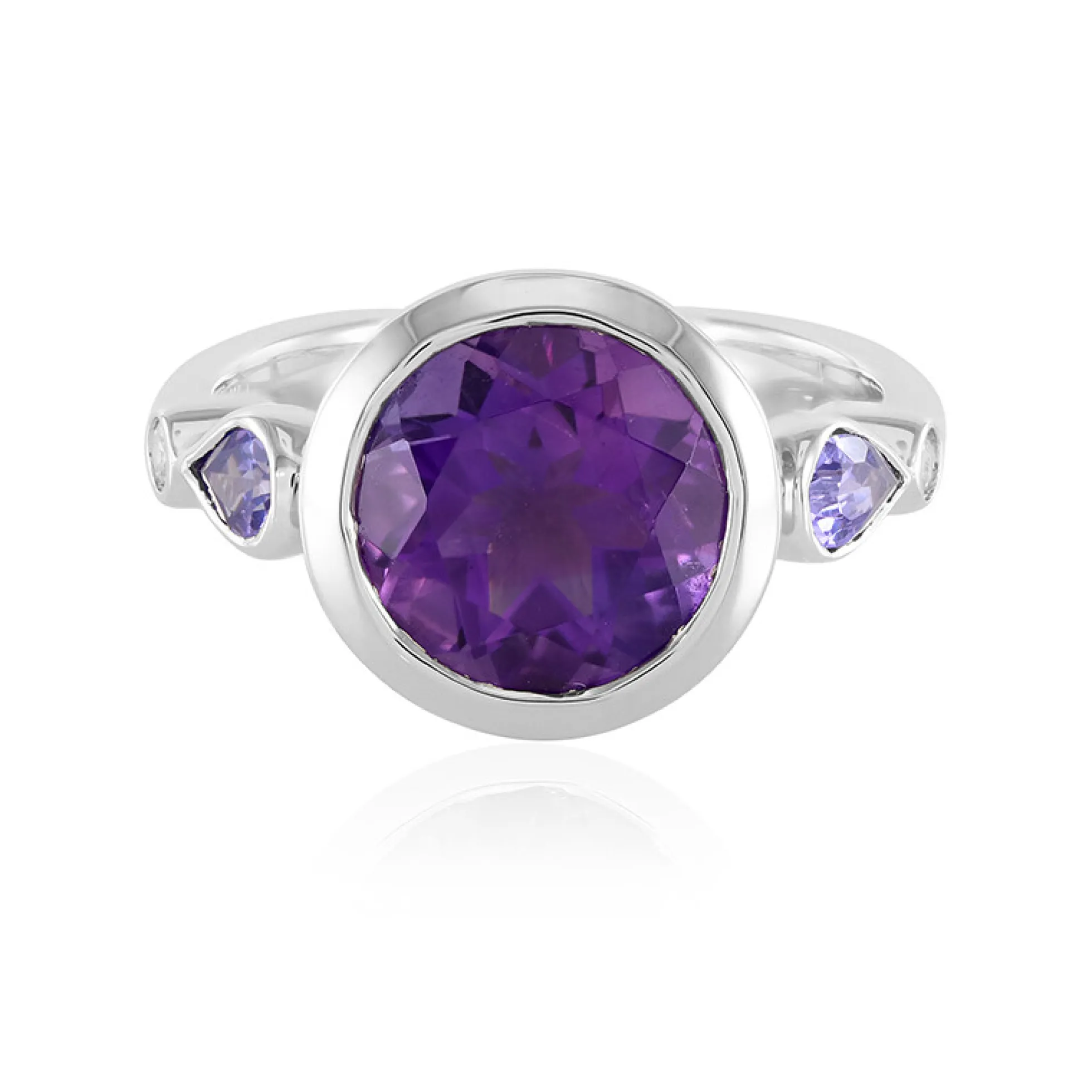 Sibirischer Amethyst-Silberring