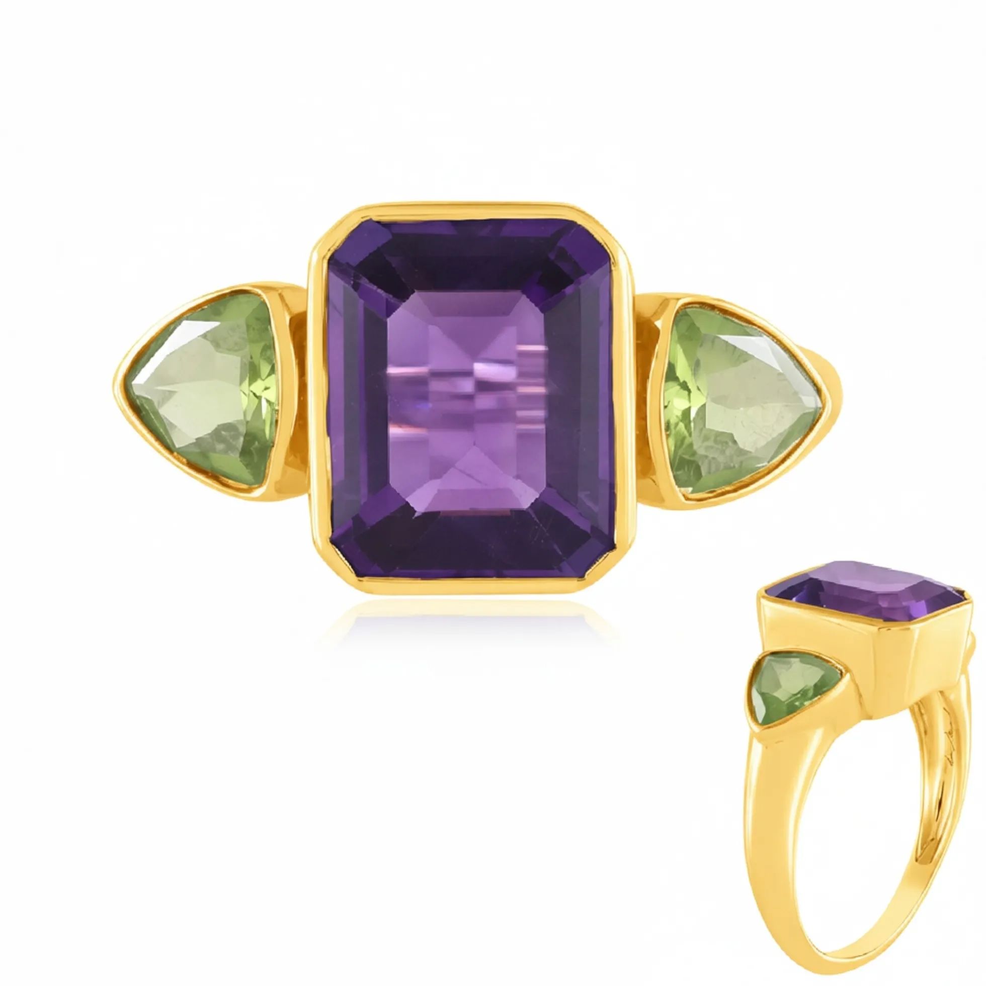 Sibirischer Amethyst-Silberring