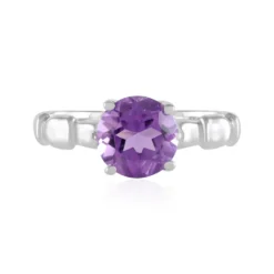 Sibirischer Amethyst-Silberring