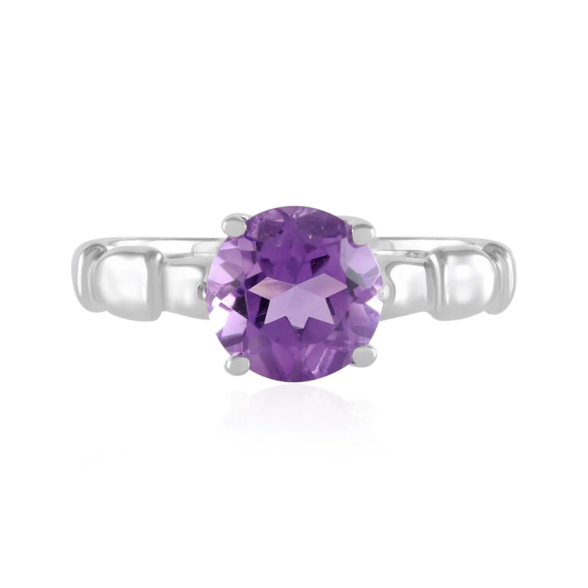 Sibirischer Amethyst-Silberring