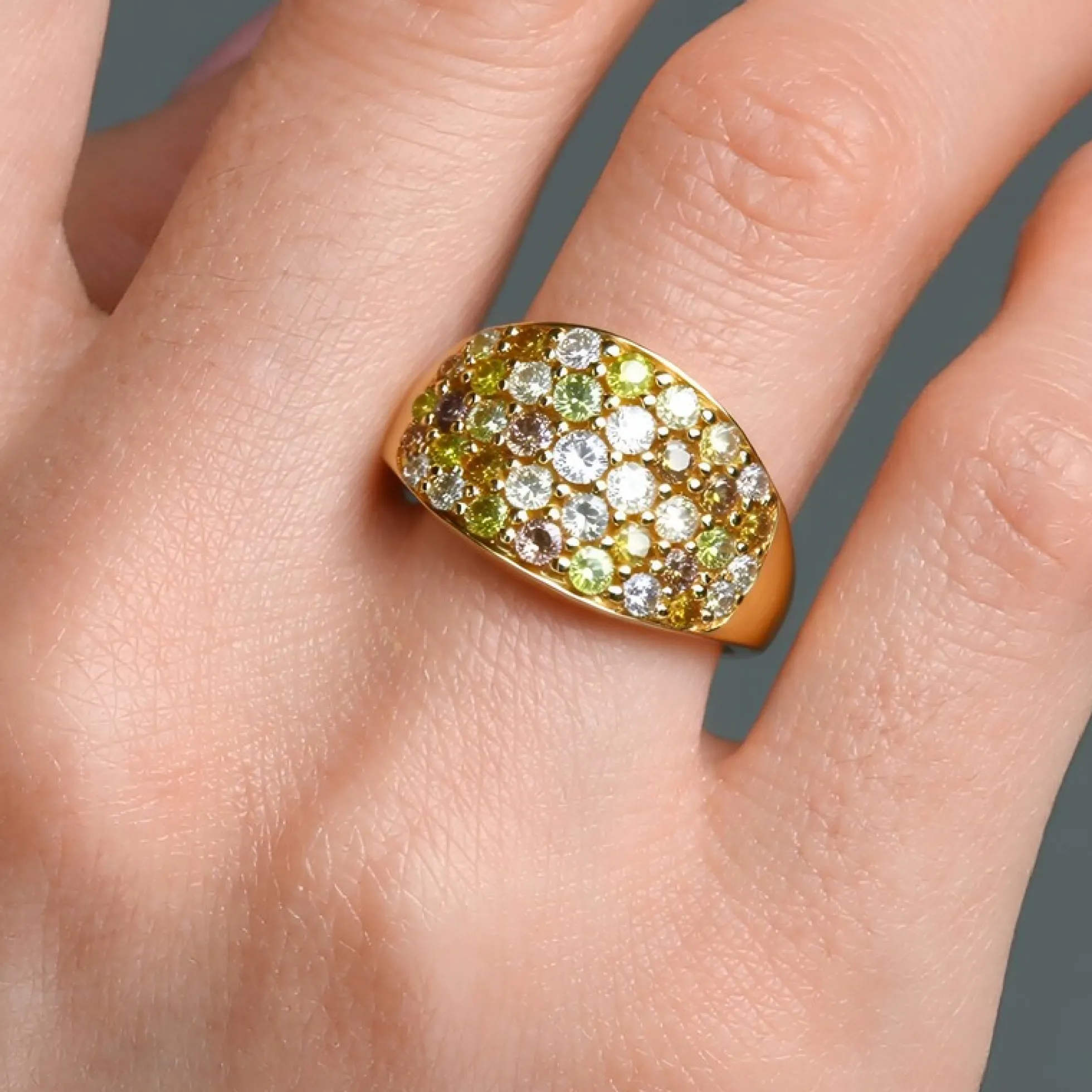 SI2 Fancy-Brillant-Goldring
