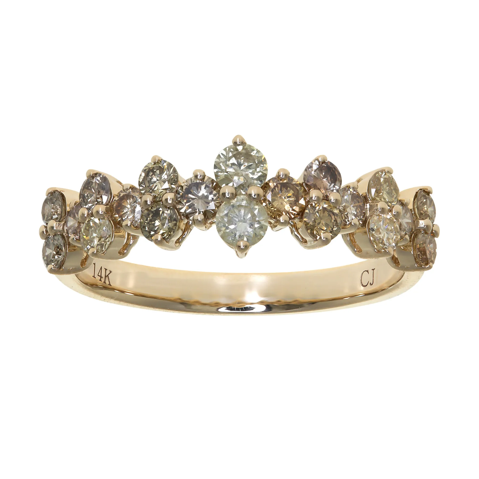 SI2 Fancy-Brillant-Goldring