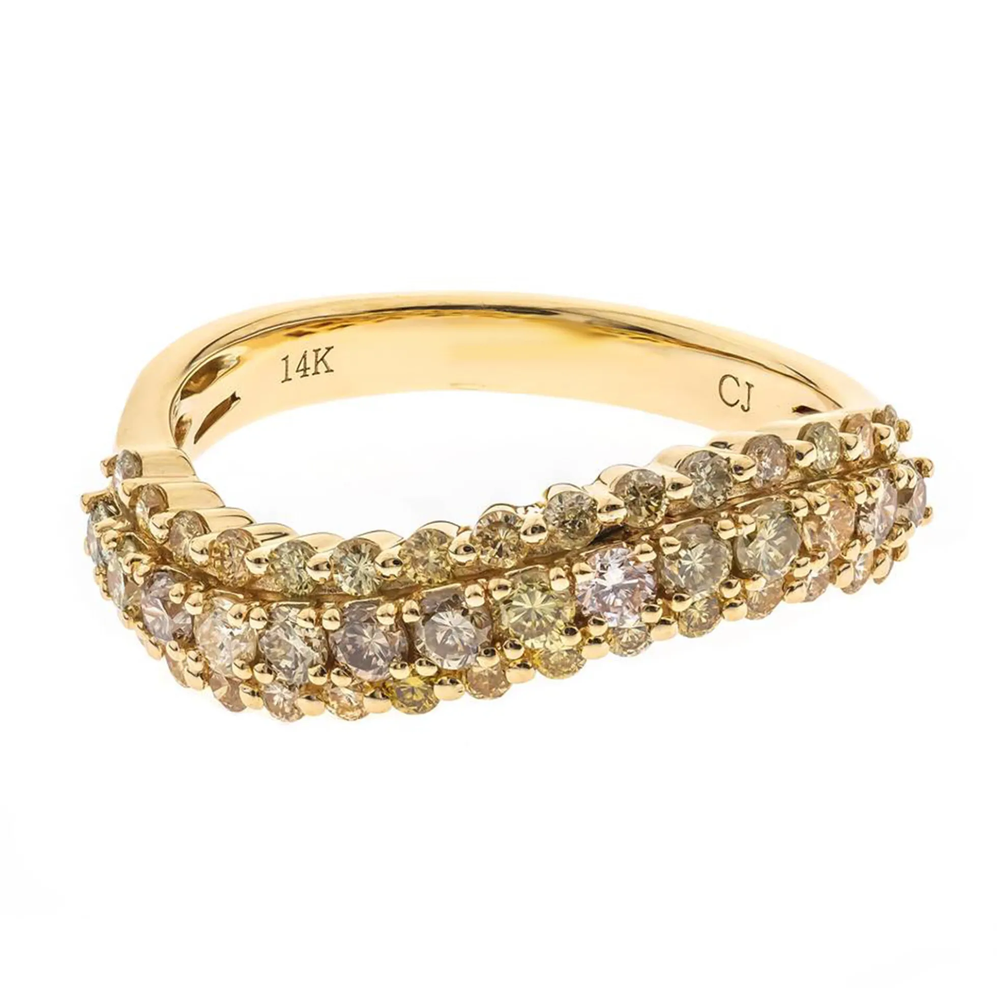 SI2 Fancy-Brillant-Goldring
