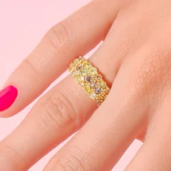 SI2 Fancy-Brillant-Goldring